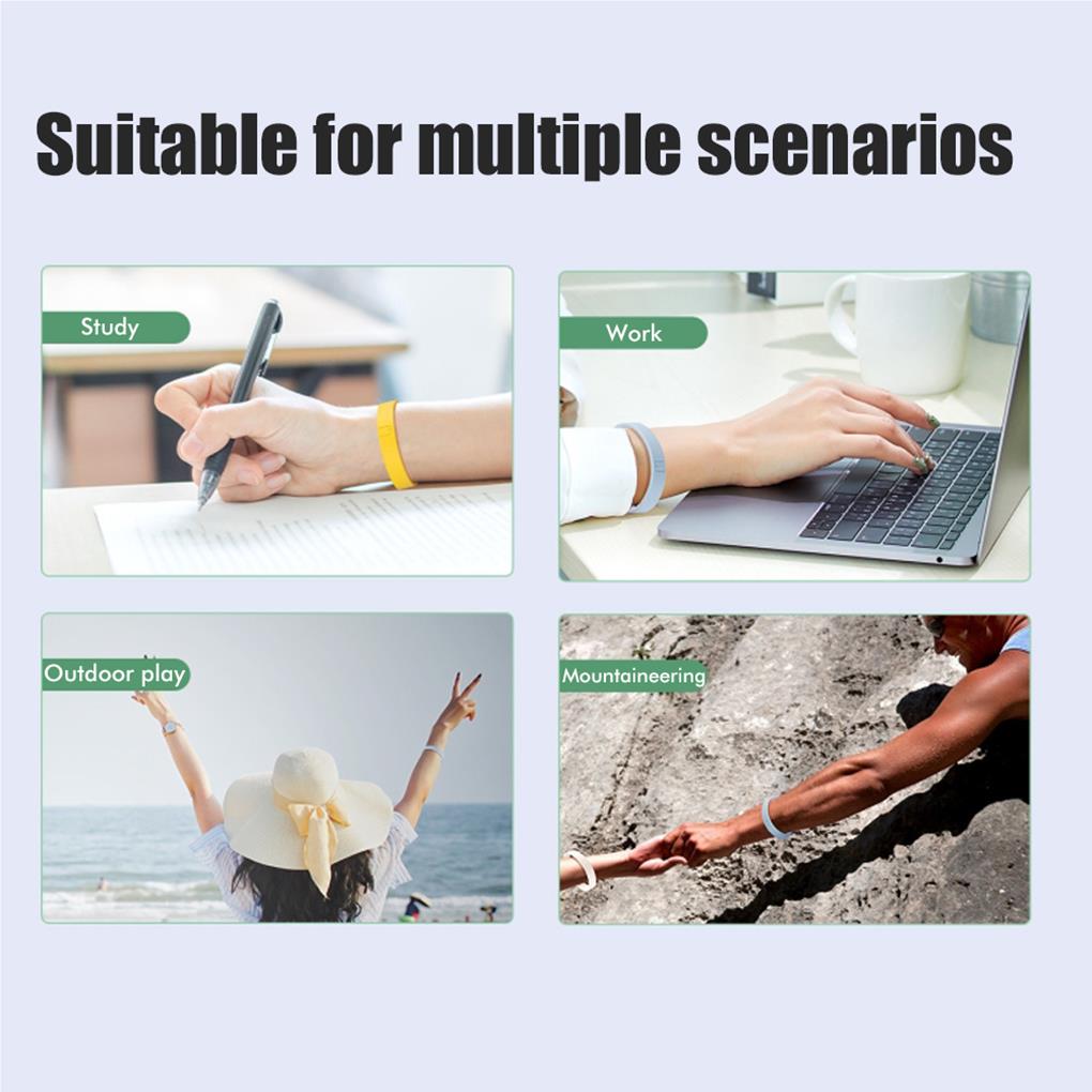 4X кольцо от комаров силиконовый браслет детские принадлежности для дома тонкая работа регулируемая гладкая поверхность сладкий подарок лето