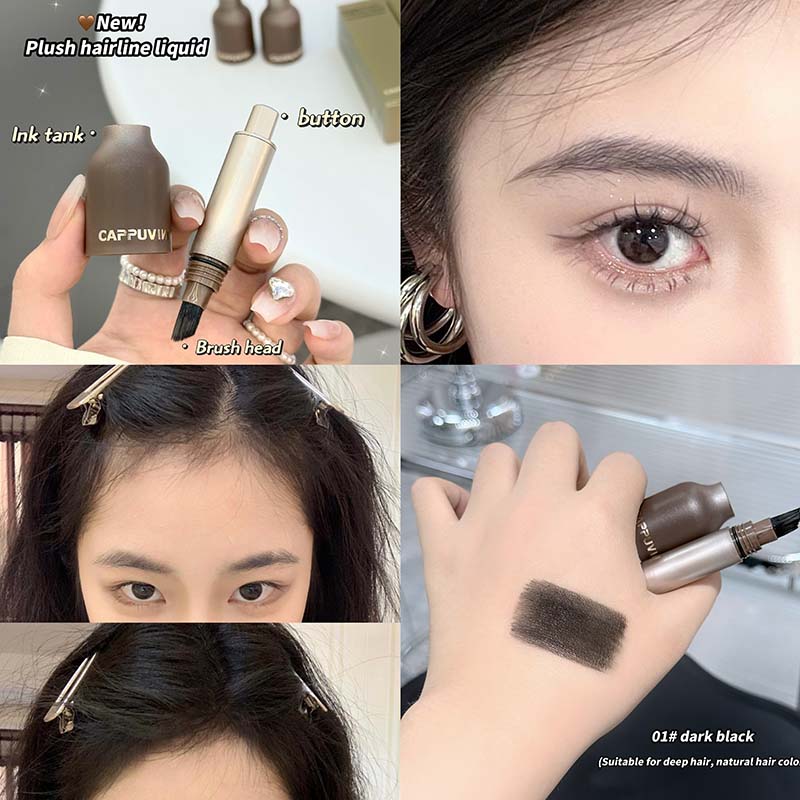 CAPPUVINI Solids Fluffy Hairline Liquid и средство для улучшения бровей