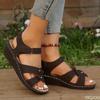 2025 Plus Size Wedge Sandals Women Summer Casual Platform Walking Sandalias Mujer Comfortable Non Slip Beach Shoes