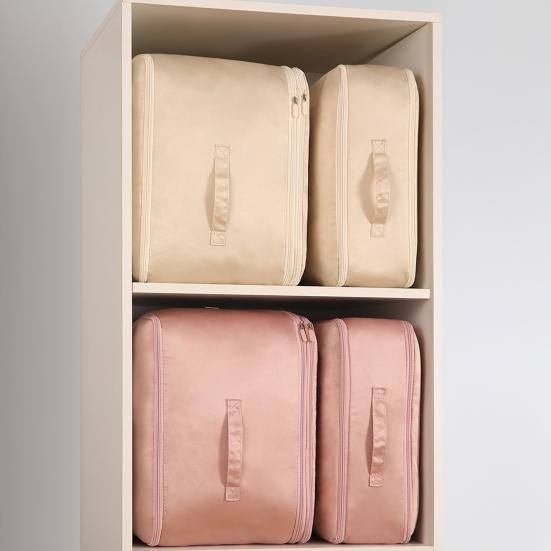 Сумка для хранения постельных принадлежностей на молнии, большой вместимости, водонепроницаемая, экономящая место