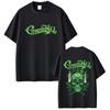 Футболка с графическим принтом Cypress Hill Скелет Летняя Мужская Женская Хип-Хоп Оверсайз Уличная Мода Мужская Мода Винтажная Футболка с Круглым Вырезом