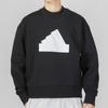 Adidas Graphic Logo Crewneck Sweatshirt Men Tops Black IC3740