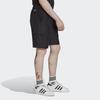 adidas Оригинальные повседневные прямые шорты с логотипом трилистника, мужские брюки, черные HK5156