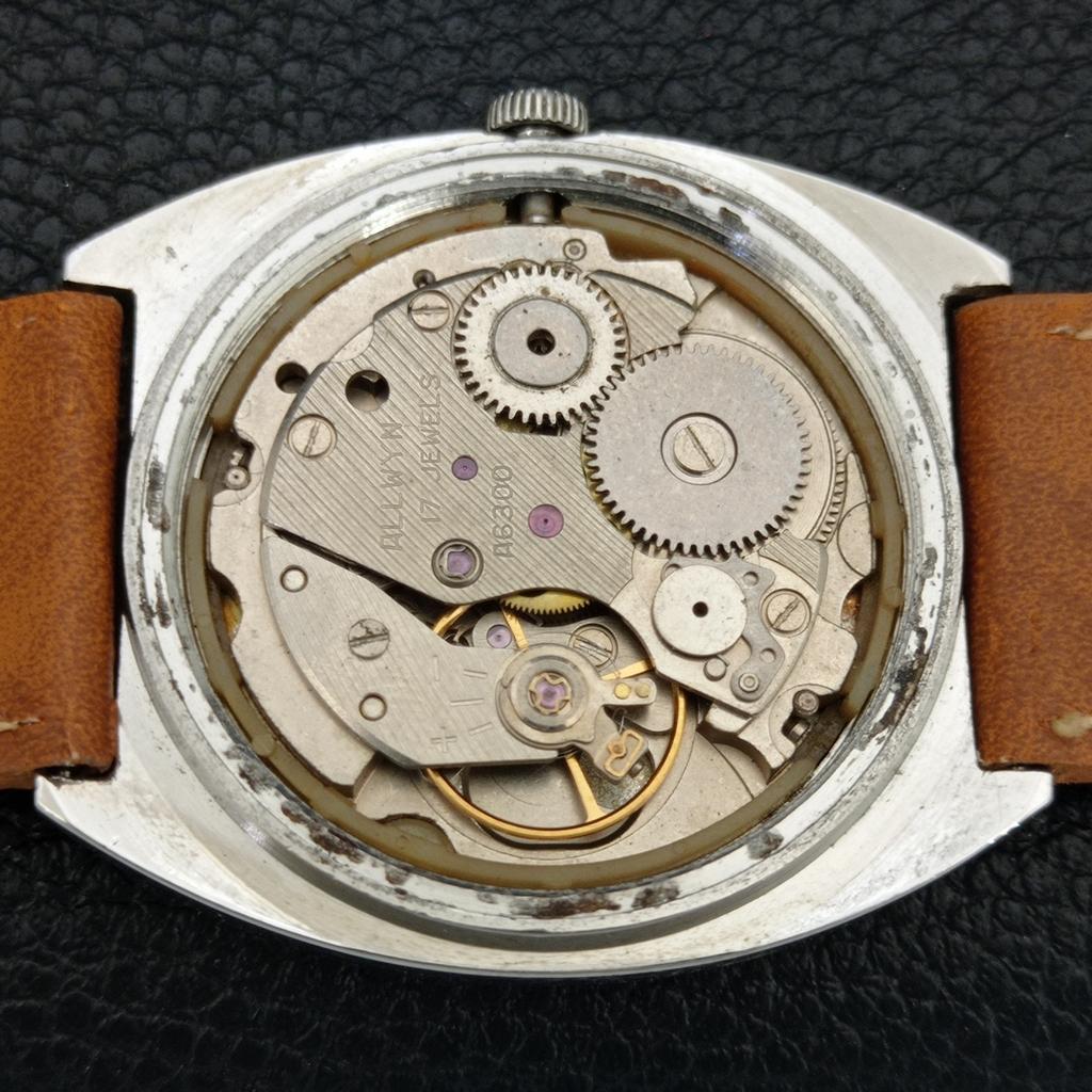 ALLWYN 6300A РУЧНОЙ ЗАВОД ИНДИЯ МУЖСКИЕ ВИНТАЖНЫЕ ОРИГИНАЛЬНЫЙ ЦИФЕРБЛАТ ЧАСЫ a706122-1