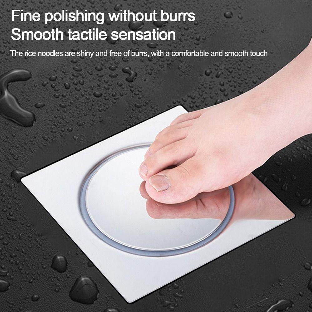 Нержавеющая сталь ножка для душа сливной педальный сливной фильтр креативный канализационный фильтр для пола