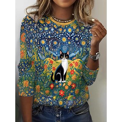 Футболка с изображением головы тыквы и черепа, повседневный топ с коротким рукавом на весну и лето, женская одежда