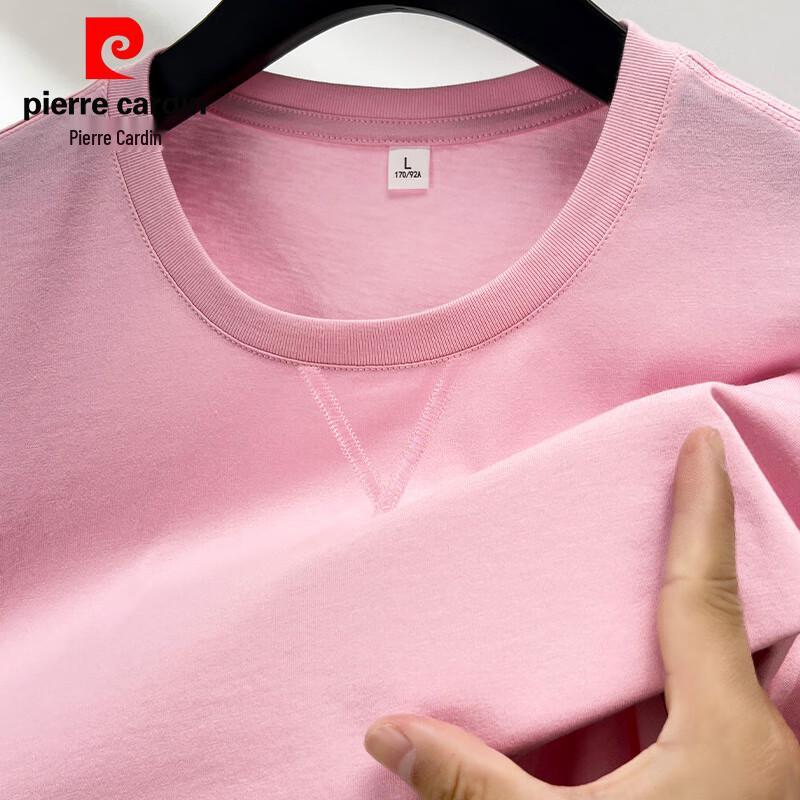 Pierre Cardin Мужская футболка с коротким рукавом и круглым вырезом, 100% хлопок