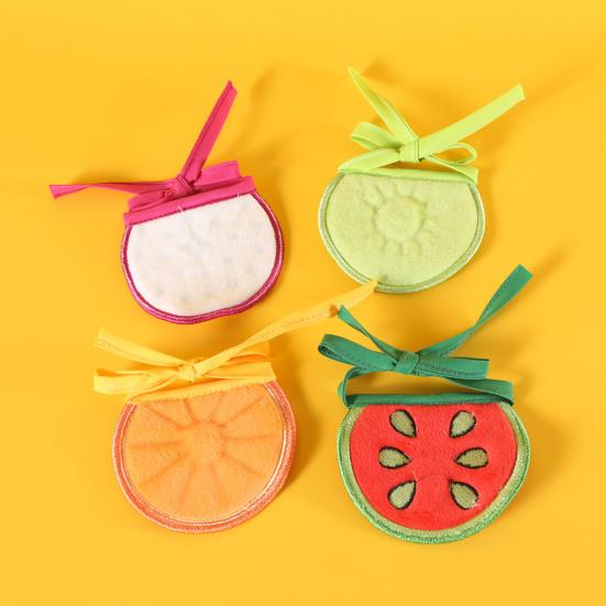 Мультяшный фрукт, питомец, бандана, арбуз, апельсин, киви, шейный платок, шарф, регулируемый нагрудник для питомца, аксессуары для собак и кошек