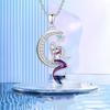 New Exquisite and Creative Fairy Tales Mermaid Moon Star Pendant Necklace Female