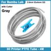 Ultra-Smooth PTFE Tube for Bambu Lab A1/A1 Mini AMS/P2S/P1S/X1C, 2.5mm ID X 4mm OD for 1.75mm Filament, Bowden Tube Ideal for PL