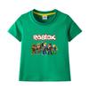 Хлопковая футболка для мальчиков ROBLOX - Летний топ с коротким рукавом для детей 2023