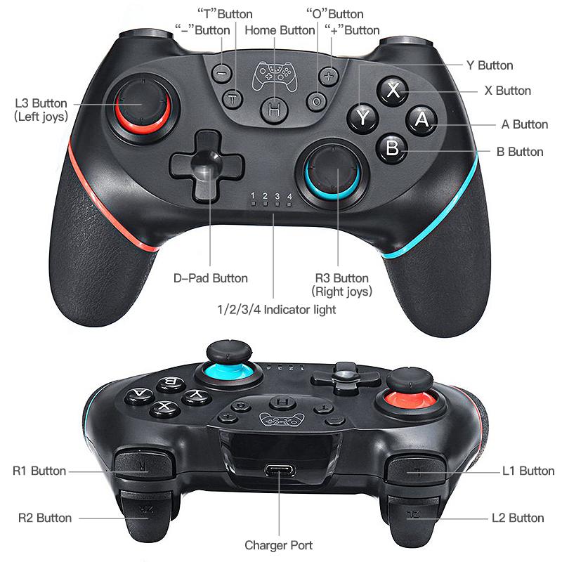 Беспроводной Bluetooth для Nintendo Switch & OLED Lite ПК Контроллер Геймпад Джойстик Управление Компьютерная Игровая Панель Mando Command Игровой
