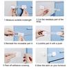 6Pcs Child Proof Drawer Lock Self-Adhesive Baby Proofing Refrigerator Oven Dishwasher Cabinet Cupboard Lock Kids Safety Freezer Door Latch Lock