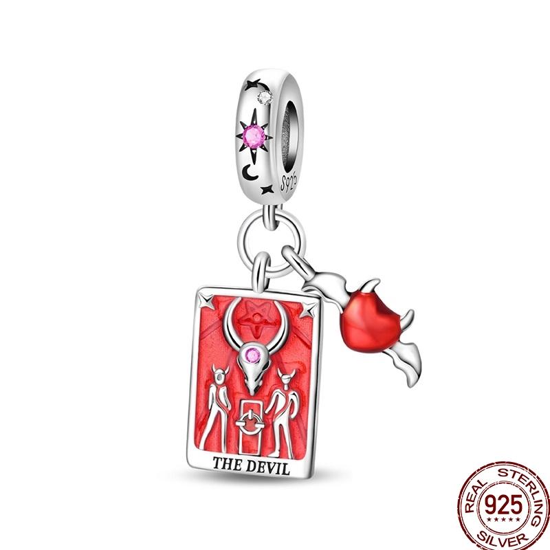 Шармы Медь Карта Таро Дьявол Отшельник Колесо Фортуны Солнце Звезда Подвеска Подходит для Браслетов Ожерелья DIY Ювелирные изделия