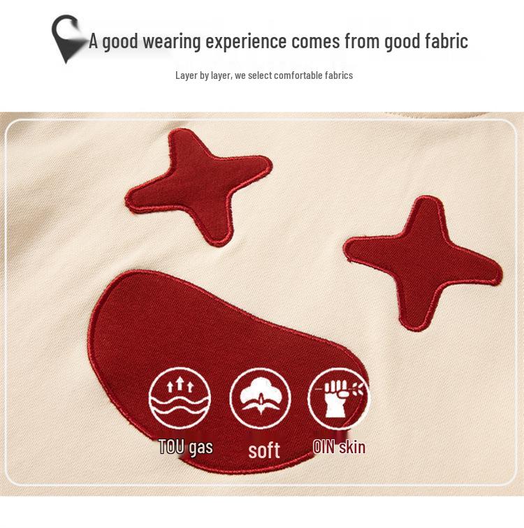 Стильный свитшот «двойка» для девочек на весну и осень 2025 года