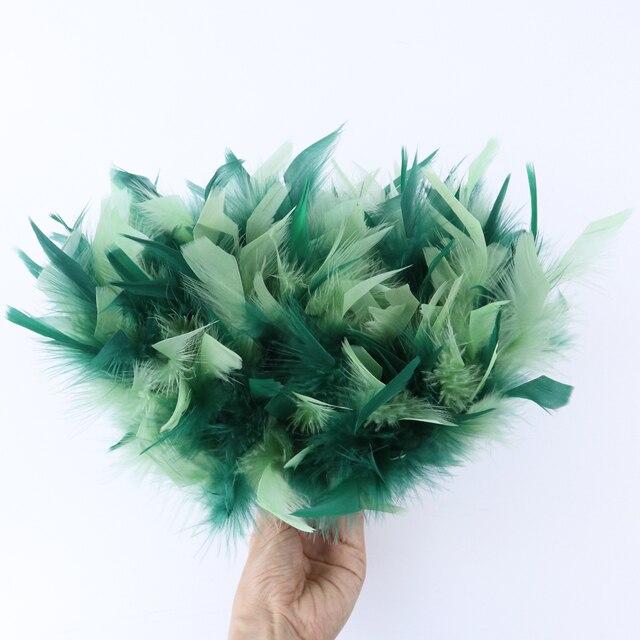 Необычная лента с бахромой из турецких перьев, 1 метр, ширина 10-15 см, окрашенные перья для праздничного костюма, украшения платья, аксессуары для рукоделия