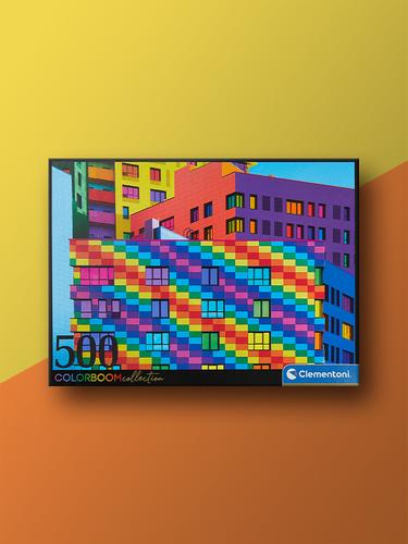 Коллекция Colorboom: Сборка пазла Clementoni из 500 деталей