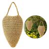 Large Crochet Wasp Nest Decoy Faux Hanging Fake Hornet Nest Wasp Intimidate for Outdoor Garden Yard Camping Eaves