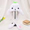 Douyin moving rabbit ear hat cute Internet celebrity airbag pinching ear moving rabbit hat
