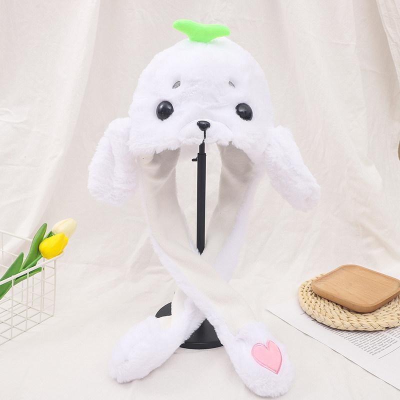 Douyin moving rabbit ear hat cute Internet celebrity airbag pinching ear moving rabbit hat