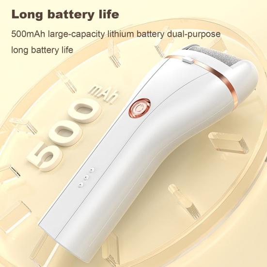 Электрический прибор для удаления мозолей на ногах, 2 скорости, регулируемый, USB-устройство для удаления омертвевшей кожи на ногах