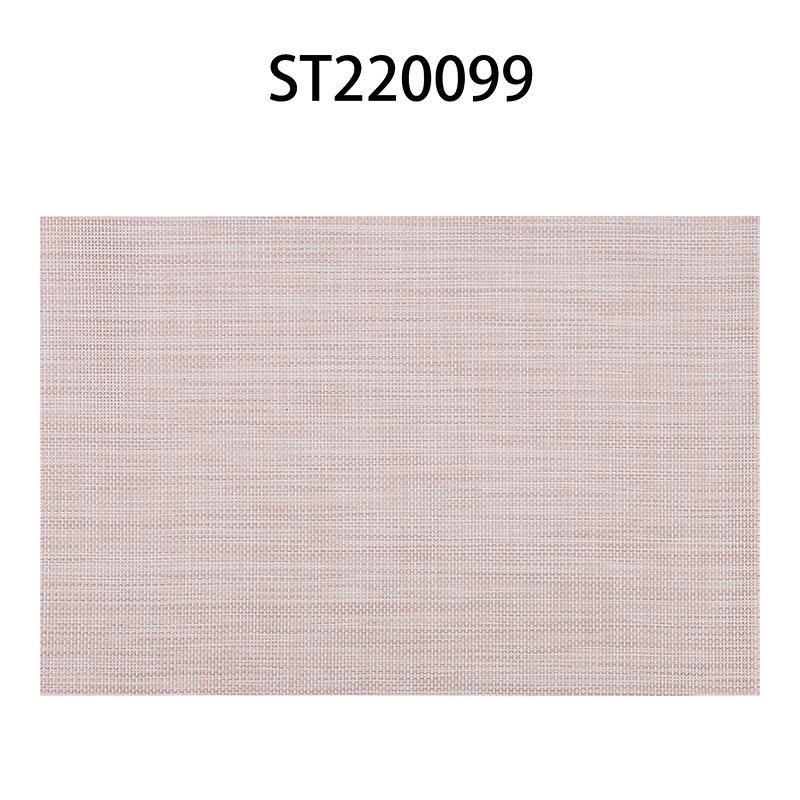 Imitation linen woven placemat multi-color optional anti-fouling and easy to wipe, household dining table insulation mat, common