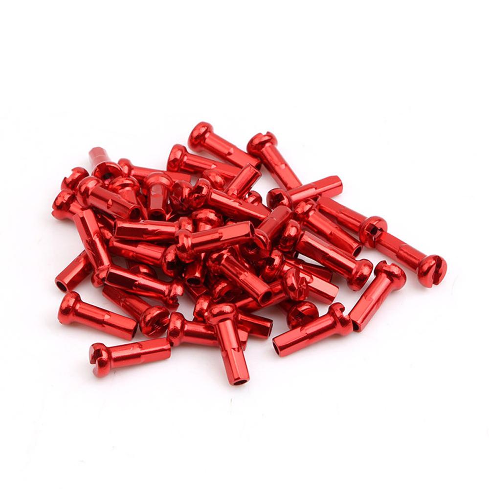 14mm Aluminum Zinc Zinc Alloy Mountain Bike Spoke Cap Bicycle Spoke Nipples Cycling Spokes Nipples Bike Wheel