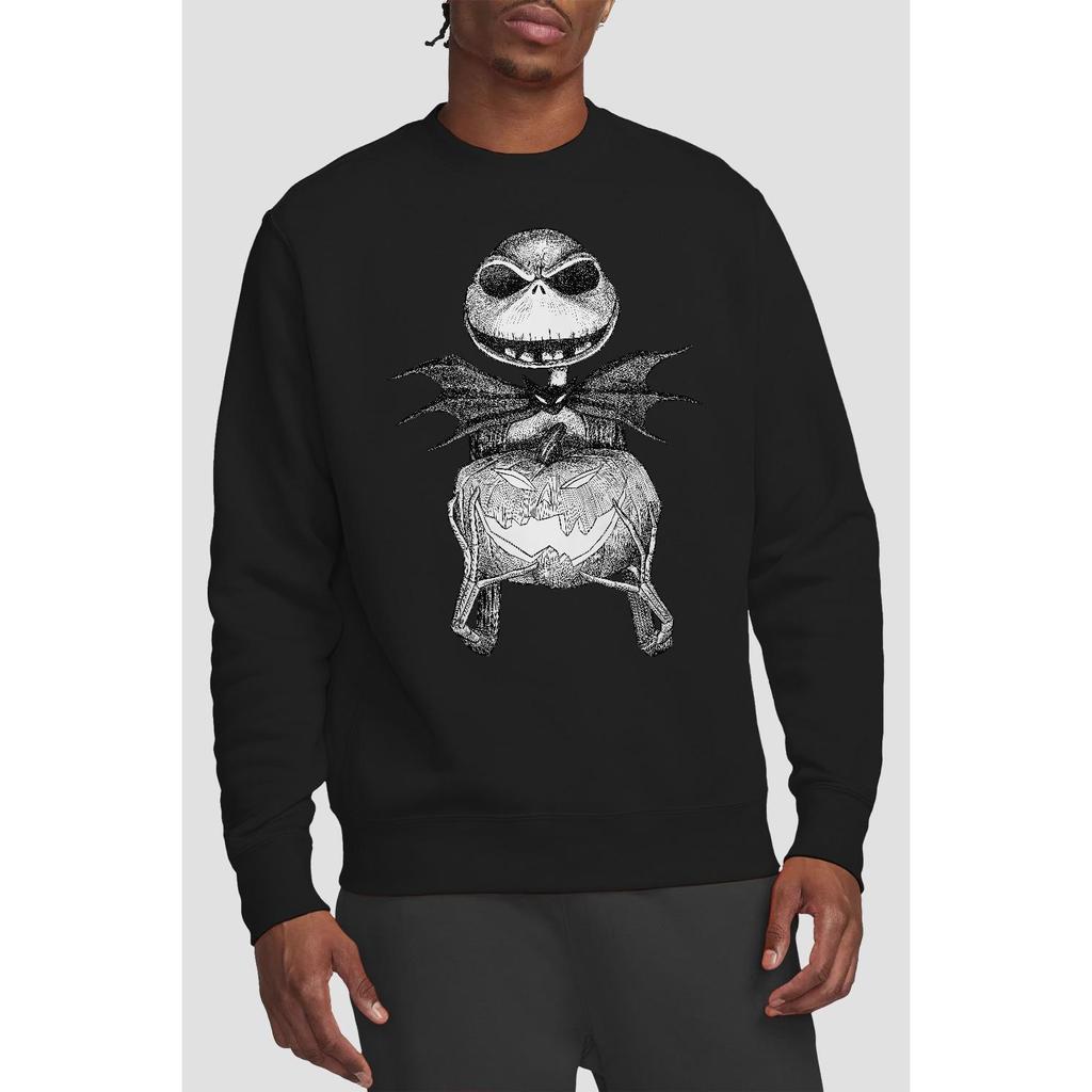 Кошмар перед Рождеством унисекс взрослый Джек Тыква эскиз толстовка