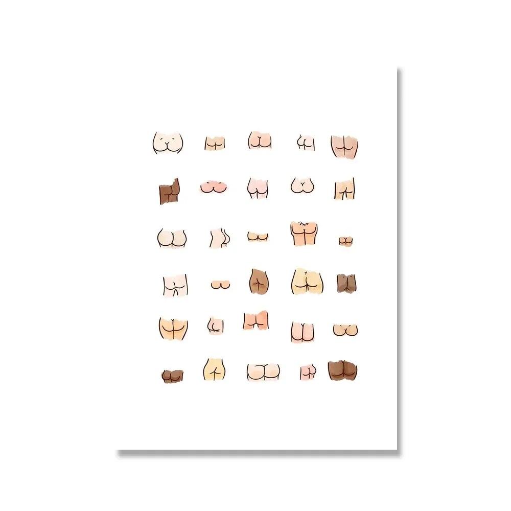 Французский бульдог в туалете, холст, картина, плакат, забавный знак правил ванной комнаты, скандинавская диаграмма, юмор, настенное искусство, домашний декор