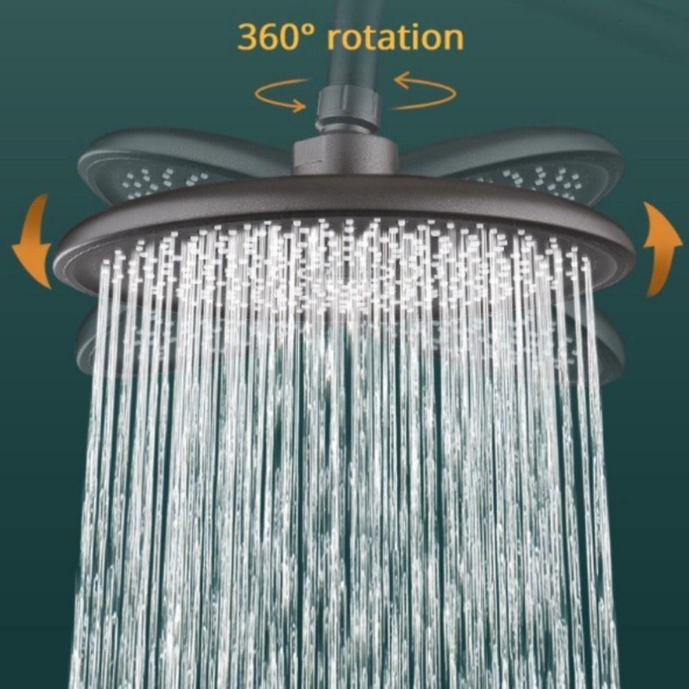 9-inch Large Rain Shower Head Internal Pressure Booster High Pressure Shower Head  Ceiling Mount