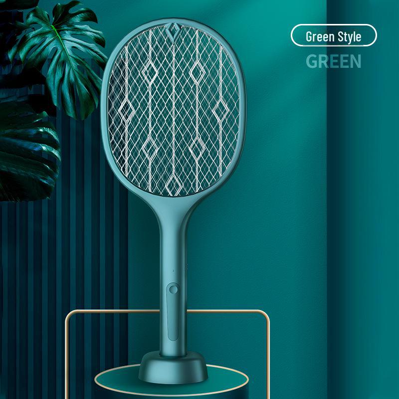 Электрическая мухобойка и уничтожитель комаров с зарядкой через USB: Мощная ловушка для комаров и мух 2 в 1