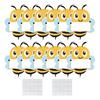 Bulletin Board Bumble Bee Cutouts Bee Shaped Paper Name Tags Student Nameplates for Classroom Cubbies Desks