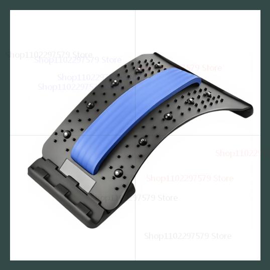 Back Lumbar Soothing Device Massages Muscle Relaxation, Adjust Up and Down To Stretch and Massage The Waist and Neck Corrector