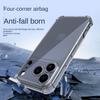 Новый прозрачный чехол с защитой от падения по углам для iPhone 17 17 Air 17 Pro Max Ударопрочный прозрачный силиконовый чехол для 17Pro Бампер Capa