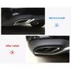 Black Exhaust Tip Muffler Pipe Cover For A Class W176 B Class w246 for Mercedes Benz W212 W213 W205 X253 C180 C200 Tail Pipe