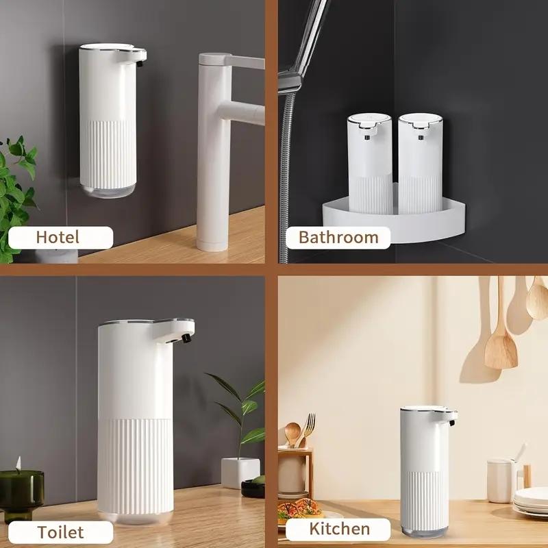 360 мл Настенный Автоматический Индукционный Смарт-сенсор Диспенсер для Мыла IPX5 Водонепроницаемый Бесконтактный Насос для Дезинфицирующего Средства для Рук Стиральная Машина