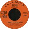 7-дюймовая пластинка STEVE & EYDIE - I Want To Stay Here / Ain't Love 442815 Columbia 1963 US Джаз Б/У