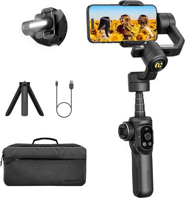 Стабилизатор AOCHUAN SMART S2 для смартфона, совместимый с iPhone 15, 14, 13 Pro Max, Android-смартфон, режим вращения, OLED-дисплей