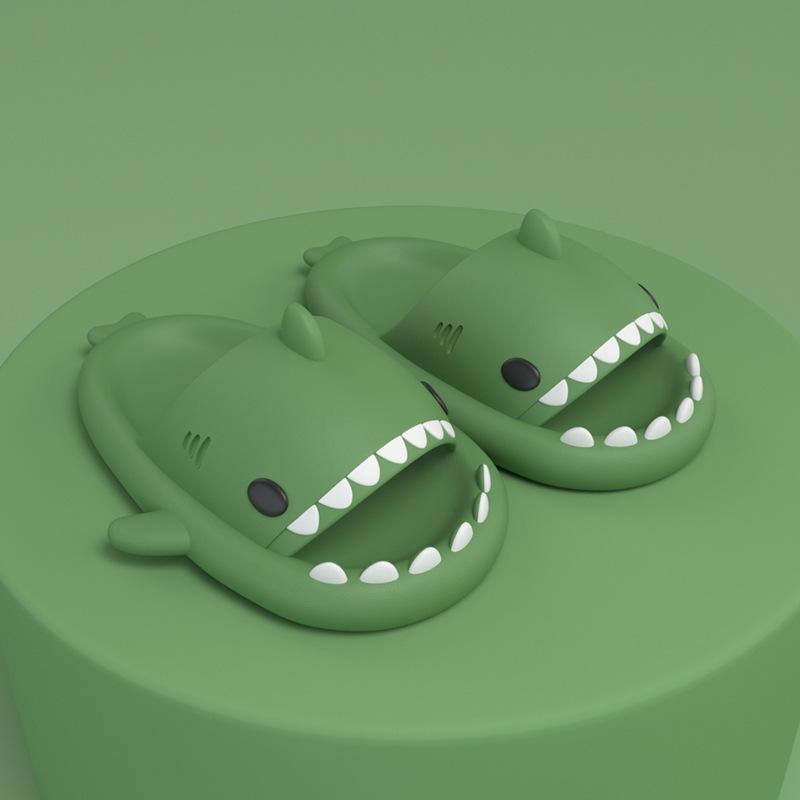 Shark Children's Slippers, Cartoon Kids Indoor Non-slip Bath Female Baby Sandals Drag