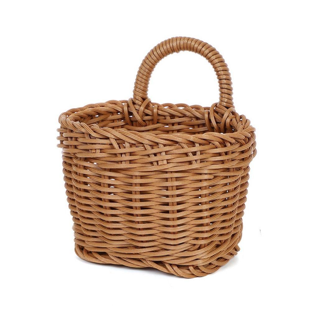 Woven Vegetable Fruit Storage Baskets Hanging Garden Plant Baskets  Kitchen Decoration