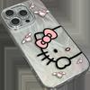 Серебряный чехол для телефона Sanrio Hello Kitty для Apple 12