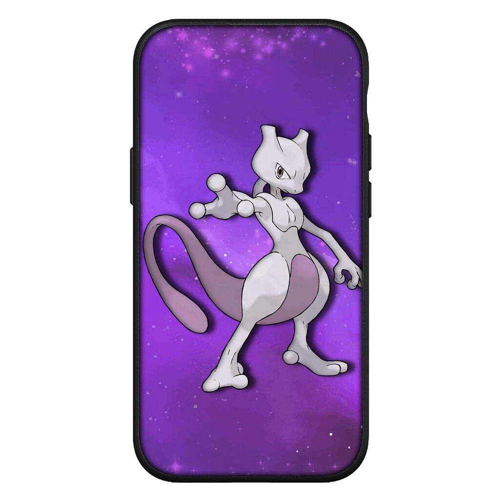 Cover for iPhone 17 16 15 Xiaomi Poco Redmi Note 14 13 12 11 Pro Max X 9 Samsung Galaxy S25 S24 S23 OPPO Huawei Mew Mewtwo Pokemon Pikachu Phone Case