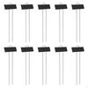 10 Pieces Garden Labels Planting Seedling Stake Plant Category Tag Stakes for Herb Flower