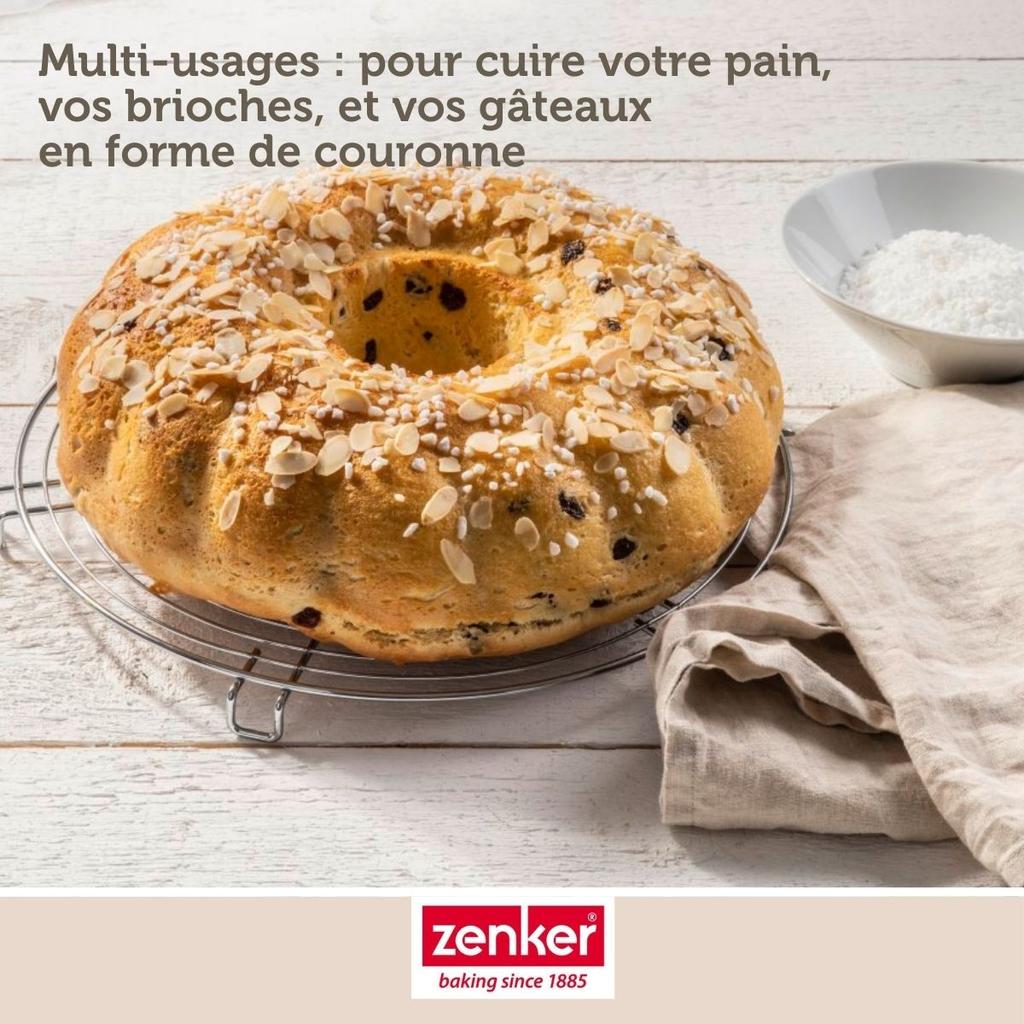 Bread Mold with Chimney 32 Cm Zenker Black Metallic Ref. 6529