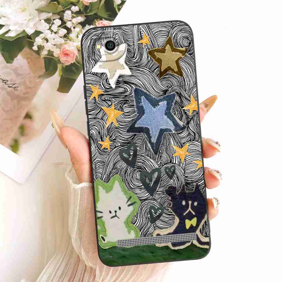 For Xiaomi Redmi 5A Case Cute Cartoon Cat Soft Silicone Back Cover For Redmi 5A MCG3B MCI3B Phone Cases Bumper