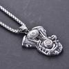 Украшения из титановой стали Панк Двигатель Череп Титановая сталь Ретро Креативный Кулон Ожерелье