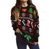 Women's Autumn/Winter Fashion Christmas Sweater Round Neck Long Seeve Sweater