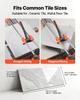 1000 mm Manual Tile Cutter, Upgraded Sliding Head Cutting Tool with Spring-Loaded Base, Angle Fence, Tungsten Carbide Cutting Wheel, Alignment Guide,