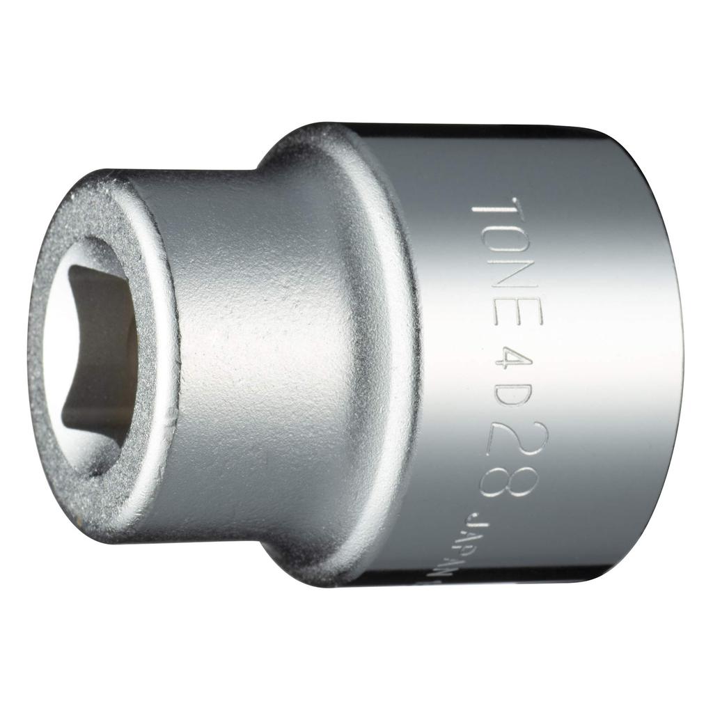 TONE Socket Drive Angle Width Across Flats 28mm (12-sided) 4D-28 12.7mm (1/2")