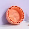 Silicone Makeup Brush Cleaner Bowl 4 Textures Multifunctional Cosmetic Brush Powder Puff Sponge Cleaning Washing Tool Drying Holder